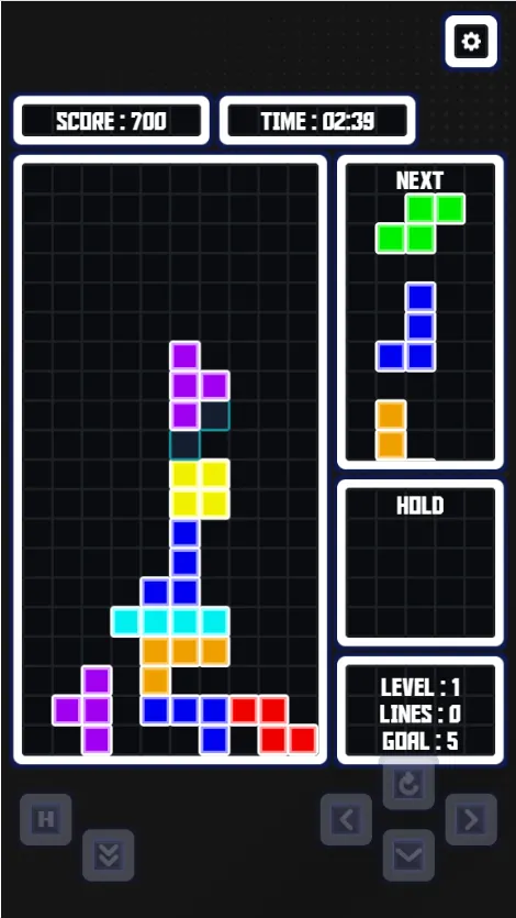 Tetris Web Classic Screenshot 4